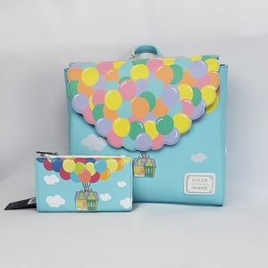 Loungefly Disney Pixar Up Mini Backpack and Wallet